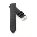 Hybrid Jeans-Design Nylon-Leder Uhrenarmband Modell Relax...