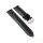 Easy-Klick Hybrid Latex-Leder Uhrenarmband Modell Jelatex schwarz-WN 21 mm