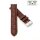 Echt Strauß Easy-Klick Uhrenarmband Modell Liberty mocca 22 mm