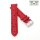 Echt Strauß Easy-Klick Uhrenarmband Modell Liberty rot 22 mm