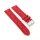 Echt Strauß Easy-Klick Uhrenarmband Modell Liberty rot 22 mm