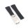Silikon Rundanstoß Uhrenarmband Modell RLX-S schwarz 21/18 mm, komp.Rolex