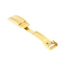 High-End Faltschließe Edelstahl gold Modell Sub 9/9 mm, komp. Rolex