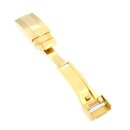 High-End Faltschließe Edelstahl gold Modell Just 18/9 mm, komp. Rolex