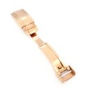 High-End Faltschließe Edelstahl rosegold Modell Just 18/9 mm, komp. Rolex