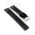 Easy-Klick Sattelleder Flieger-Uhrenarmband mit Nieten Modell Hangar schwarz 22 mm