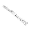 Edelstahl Uhrenarmband Modell RLX-32-GEB silber 21 mm, komp. Rolex