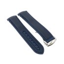 Premium Hybrid Uhrenarmband Modell Innsbruck-FSS blau 21 mm, komp. Omega