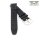 Vintage Easy-Klick Kalb-Nappaleder Uhrenarmband Modell Risa schwarz 20 mm