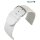 Feines Eulit Schafnappa-Leder Uhrenarmband Modell Schafnappa weiß 16 mm