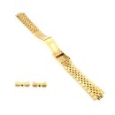 Vintage Jubilee Edelstahl Uhrenarmband Modell RLX-40-G gold 20 mm, komp. Rolex