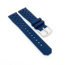 Silikon Uhrenarmband Modell Barbados blau 22 mm, komp. TAG Heuer