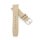 Canvas-Nylon Leder Uhrenarmband Modell Ingelheim-DSS beige 22 mm, kompatibel IWC