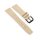 Canvas-Nylon Leder Uhrenarmband Modell Ingelheim-DSP beige 20 mm, kompatibel IWC