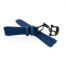 FKM-Kautschuk Uhrenarmband Modell BLG25-FS-P blau 22 mm, komp. Breitling