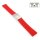 Easy-Klick Premium FKM-Kautschuk Uhrenarmband Modell Riga-S rot 20 mm
