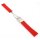 Easy-Klick Premium FKM-Kautschuk Uhrenarmband Modell Riga-S rot 20 mm