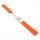 Easy-Klick Premium FKM-Kautschuk Uhrenarmband Modell Riga-S orange 20 mm