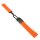Easy-Klick Premium FKM-Kautschuk Uhrenarmband Modell Riga-P orange 20 mm