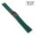 Easy-Klick Premium FKM-Kautschuk Uhrenarmband Modell Riga-P grün 22 mm