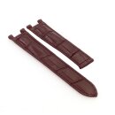 Echt Alligator Uhrenarmband für Cartier Pasha Modell CP86 cacao 18/16 mm für Faltschließe