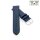 Feines Easy-Klick Alligator Uhrenarmband Modell Lausanne-XS navy-blau 18 mm