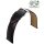 Softweiches Eulit Easy-Klick Kalbsleder Uhrenarmband Modell Taurus schwarz-RN 20 mm