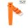 Easy-Klick Retro FKM-Kautschuk Uhrenarmband Modell Karibik orange 22 mm