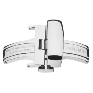 Stailer Butterflyfaltschließe Edelstahl silber poliert Modell DS-0351 16 mm