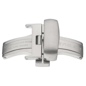 Stailer Butterflyfaltschließe Edelstahl silber matt gebürstet Modell DS-0355 16 mm
