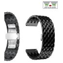 Edelstahl Easy-Klick Glieder-Uhrenarmband Modell Bochum...
