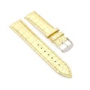 Alligator Uhrenarmband Modell Nilo gold 20 mm