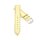 Alligator Uhrenarmband Modell Nilo gold 20 mm