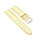 Alligator Uhrenarmband Modell Nilo gold 20 mm