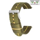 Easy-Klick Canvas-Nylon Textil Uhrenarmband Modell Punch...