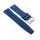 Easy-Klick Retro FKM-Kautschuk Uhrenarmband Modell Tropical-FKM dunkelblau 22 mm