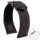 Hybrid Uhrenarmband Modell Baltimore schwarz-RN 22 mm, wasserfest