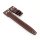Easy-Klick Alligator Uhrenarmband mit Nieten Modell IW-36 mocca 22 mm, kompatibel IWC
