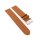 Feines flaches Easy-Klick Kalbsleder Uhrenarmband Modell Kuba-XL cognac 12 mm