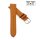 Easy-Klick Eidechsen-Struktur Uhrenarmband Modell Indore cognac 16 mm