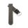 Perlrochen-Style Uhrenarmband Modell Rocco schwarz 18 mm