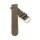 Perlrochen-Style Uhrenarmband Modell Rocco mocca 20 mm