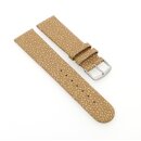 Easy-Klick Perlrochen-Style Uhrenarmband Modell Rocco cognac 16 mm