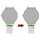Easy-Klick Perlrochen-Style Uhrenarmband Modell Rocco cognac 16 mm