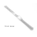 Vintage Jubilee Edelstahl Uhrenarmband Modell RLX-40-S silber 13 mm, komp. Rolex