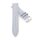 Hybrid Canvas-Leder Uhrenarmband Modell Jupiter grau 18 mm