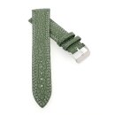 Hybrid Canvas-Leder Uhrenarmband Modell Jupiter grün...