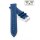 Easy-Klick Hybrid Canvas-Leder Uhrenarmband Modell Jupiter blau 20 mm