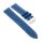 Easy-Klick Hybrid Canvas-Leder Uhrenarmband Modell Jupiter blau 20 mm