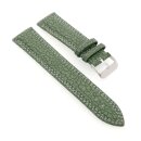 Easy-Klick Hybrid Canvas-Leder Uhrenarmband Modell Jupiter grün 20 mm